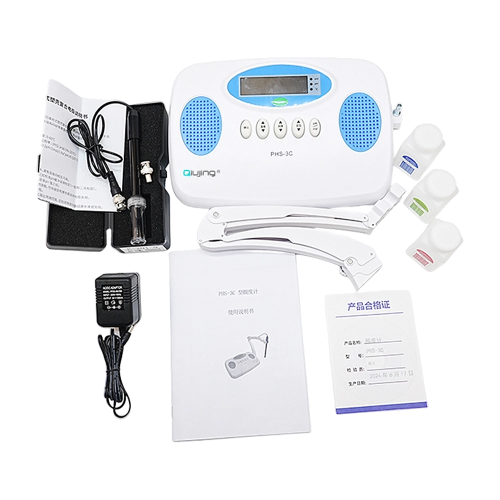 Qiujing ip54 transmissão sem fio bluetooth à prova de poeira 4 padrão em conformidade com respingos medidor de ph de bancada PHS-3C Qiujing ip54 transmissão sem fio bluetooth à prova de poeira 4 padrão em conformidade com respingos medidor de ph de bancada PHS-3C
