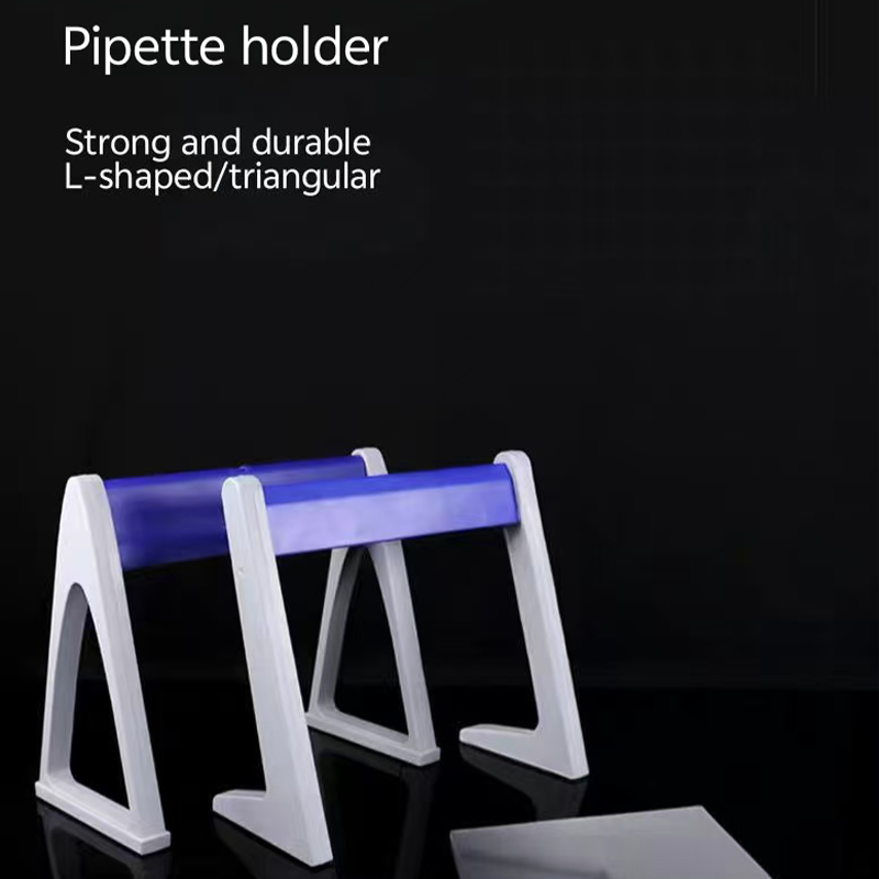 Suporte de pipeta em forma de L Qiujing Suporte de pipeta linear de laboratório Suporte de três ângulos para pipeta Suporte de pipeta em forma de L Qiujing Suporte de pipeta linear de laboratório Suporte de três ângulos para pipeta